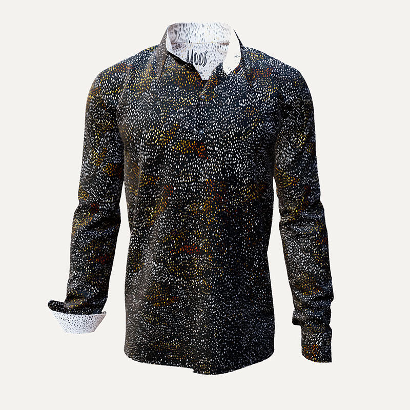 Entdecke bunte Hemden Herren MOOS - 100 % Baumwolle