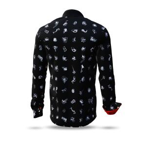 Entdecke bunte Hemden Herren FLUGZAUBER NOIR - 100 % BW