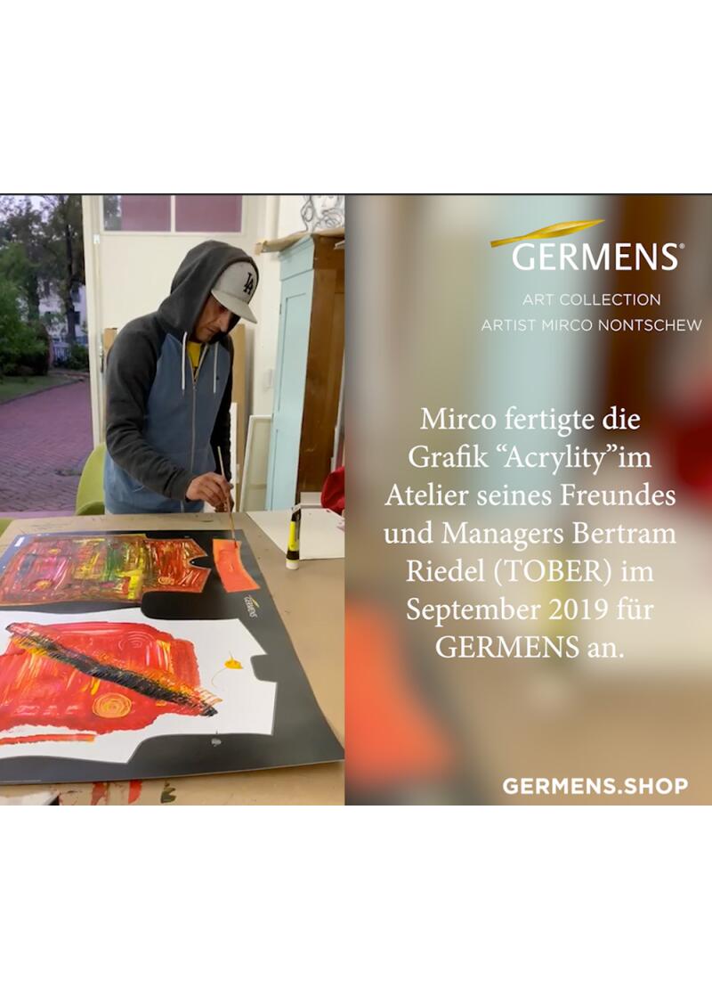 ACRYLITY - Rot schwarzes Hemd - GERMENS