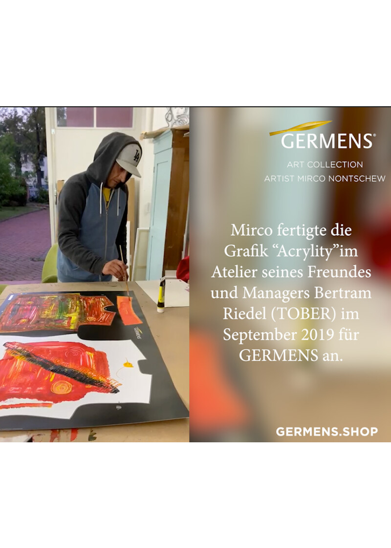ACRYLITY - Rot schwarzes Hemd - GERMENS