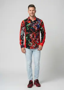 Discover colorful button up shirts for men FINISH - 100%...