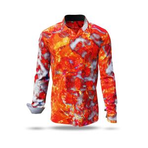 IGNIS AERI - Red Patterned Shirt - GERMENS