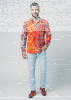 Discover colorful button up shirts for men IGNIS AERI - 100% cotton