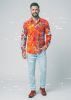 Discover colorful button up shirts for men IGNIS AERI - 100% cotton