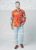 Discover colorful button up shirts for men IGNIS AERI - 100% cotton