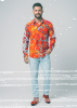 Discover colorful button up shirts for men IGNIS AERI - 100% cotton