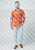 Discover colorful button up shirts for men IGNIS AERI - 100% cotton