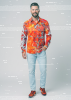 Discover colorful button up shirts for men IGNIS AERI - 100% cotton
