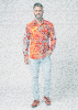 Discover colorful button up shirts for men IGNIS AERI - 100% cotton