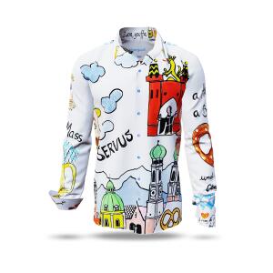 Entdecke bunte Hemden Herren WIESNGAUDI - 100 % BW