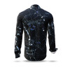 Discover Button Up Shirt SPURENSUCHE BEI NACHT 100 % co