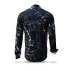 Discover Button Up Shirt SPURENSUCHE BEI NACHT 100 % co
