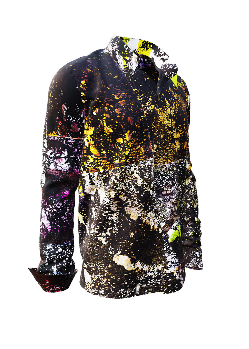 ASTRONAX - Black shirt - GERMENS