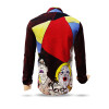 Discover Button Up Shirt WAS DENKST DENN DU? - 100 % co