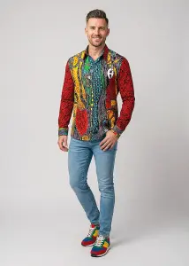 Discover colorful button up shirts for men JIMIMBI SOUL -...