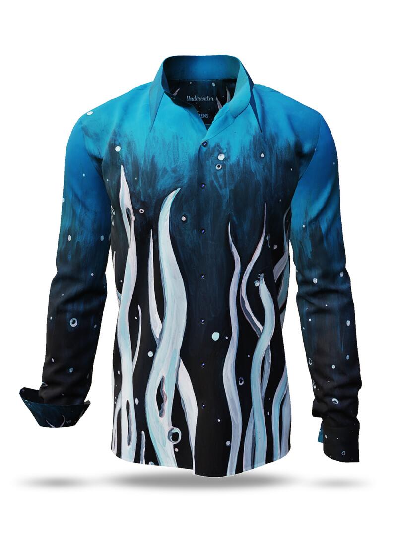 SURREAL UNDERWATERWORLD - Blue shirt - GERMENS