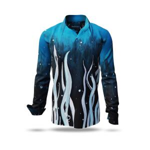 Find Button Up Shirt SURREAL UNDERWATERWORLD - 100 % co