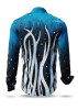 Casual Long Sleeve Shirts SURREAL UNDERWATERWORLD – GERMENS artfashion – 100 % Cotton - Size XXL