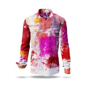 VERVE SAPHIR - Pink red artist shirt - GERMENS