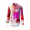 VERVE SAPHIR - Pink red artist shirt - GERMENS