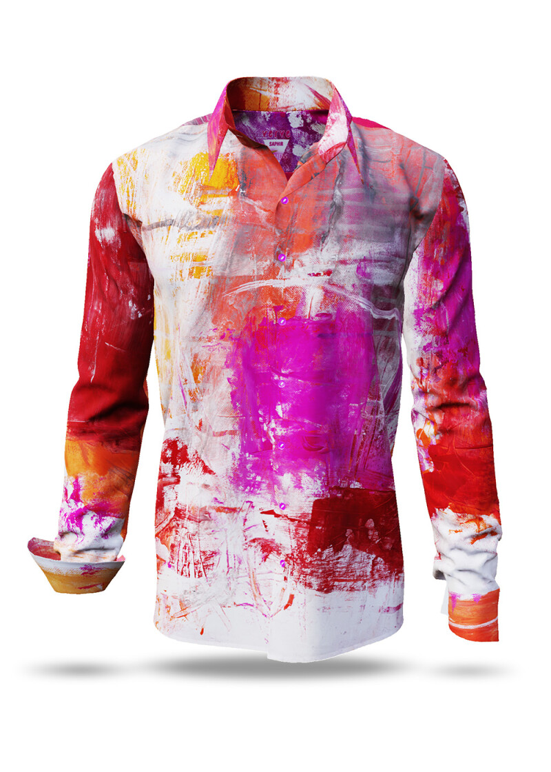 VERVE SAPHIR - Pink red artist shirt - GERMENS