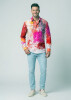 Discover colorful button up shirts for men VERVE SAPHIR - 100% cotton
