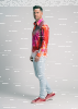 Discover colorful button up shirts for men VERVE SAPHIR - 100% cotton