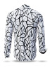 Long Sleeve Button Up Shirts For Men NETWORK SIGNI – GERMENS artfashion – 100 % Cotton - Size M