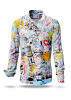 Colorful Men’s Shirt I LOVE HAMBURG from GERMENS artfashion - 100 % cotton