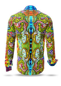 Entdecke bunte Hemden Herren KING BANSAH - 100 % BW