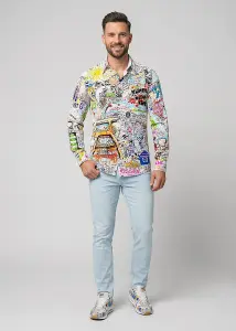 Entdecke bunte Hemden Herren I LOVE RUHRPOTT - 100 %...