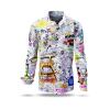 Discover Button Up Shirt I LOVE THE RUHRPOTT - 100 % co