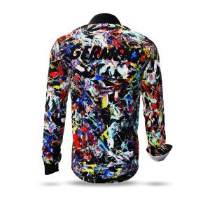 SUPERFLASH - Black colorful shirt - GERMENS