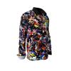 SUPERFLASH - Black colorful shirt - GERMENS