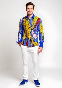 Entdecke bunte Hemden Herren NEPTUNS PARTY - 100 % BW