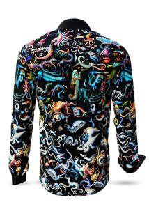 Discover Button Up Shirt DEEPSEA PARTY - 100 % cotton
