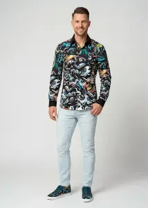 Discover colorful button up shirts for men DEEPSEA PARTY...