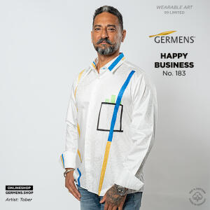 Entdecke bunte Hemden Herren HAPPY BUSINESS - 100 % BW