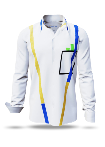 Entdecke bunte Hemden Herren HAPPY BUSINESS - 100 % Baumwolle