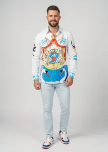 Entdecke bunte Hemden Herren DER KINI - 100 % Baumwolle