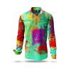 Discover Button Up Shirt VERVE SMARAGD - 100 % cotton