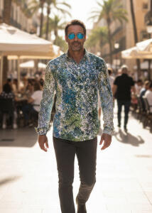 Button Up Shirt SEDIMENT from GERMENS