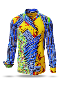 Buntes Hemd Herren IRIX von GERMENS artfashion - 100 % Baumwolle