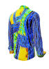 Colorful Men’s Shirt "IRIX" by GERMENS artfashion - 100 % cotton XXL