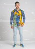 Discover colorful button up shirts for men IRIX - 100% cotton