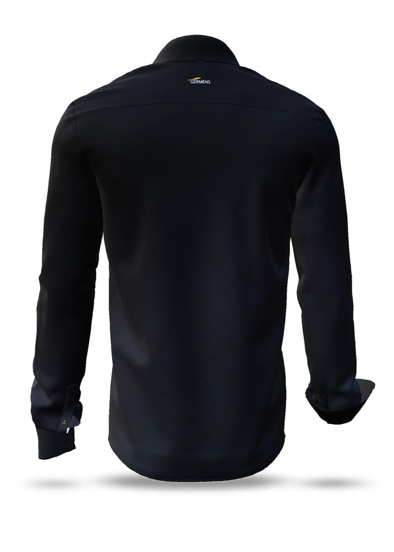 GRADIENT SHADOW - Schwarzes Hemd - GERMENS