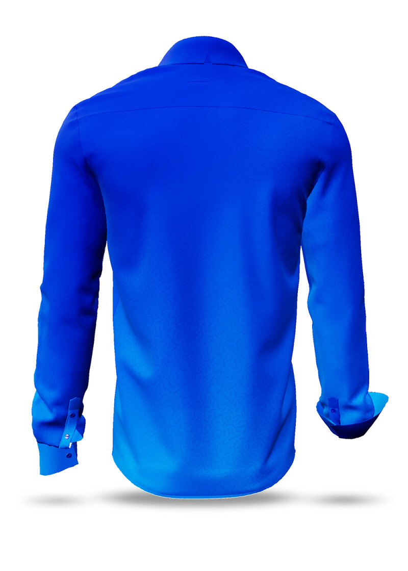 GRADIENT AZURE - Blaues Hemd - GERMENS