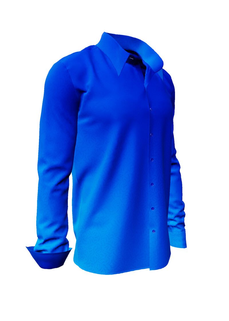 GRADIENT AZURE - Blaues Hemd - GERMENS