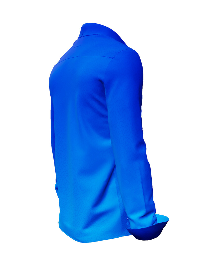 GRADIENT AZURE - Blaues Hemd - GERMENS