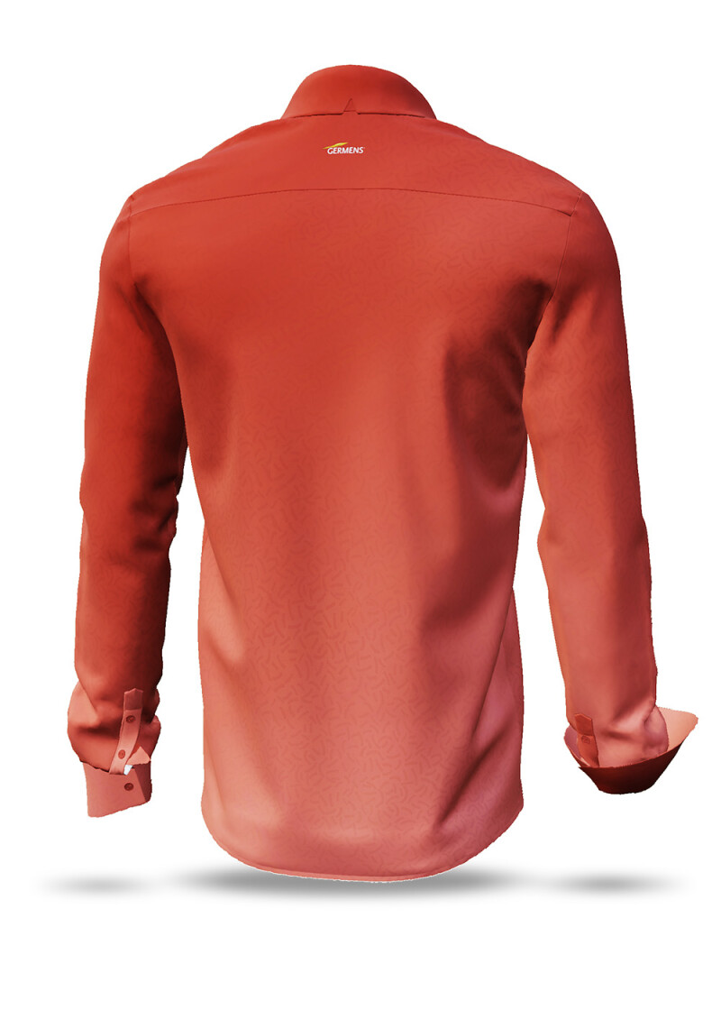 GRADIENT BRONCE - Rotbraunes Hemd - GERMENS